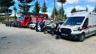 Ermenek M tipi ceza infaz kurumunda olağanüstü hal tatbikatı yapıldı