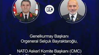 Genelkurmay Başkanı Bayraktaroğlu, NATO Askeri Komite Başkanı ile video konferansta buluştu