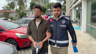 Samsun'da eski eşine şiddet uygulayan şahıs adliyeye sevk edildi