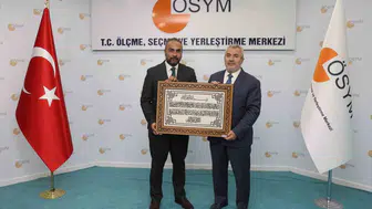 Rektör Akkaya, ÖSYM Başkanı Ersoy ile yükseköğretim görüşmesi yaptı