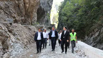 Vali çağatay, yenice ilçesindeki projeleri yerinde inceledi