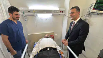 Kıbrıs gazisi trafik kazasında yaralandı