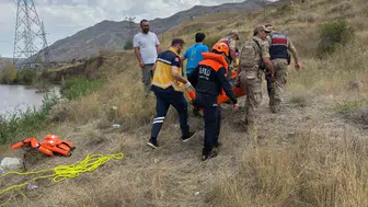Kağızman'da Aras Nehri kıyısında gizemli ceset bulundu