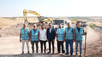 Eğil'de yeni yol yapım çalışmaları başladı