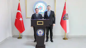 Vali Aydoğdu'dan Emniyet Müdürü Doköz'e iade-i ziyaret
