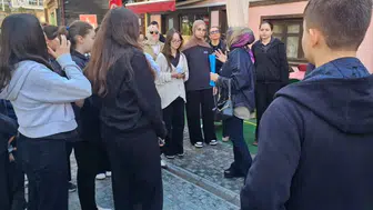 Lise öğrencileri Kütahya’nın tarihi mirasını keşfetti