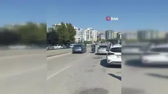 Motosikletli jandarma, KPSS adayını zamanında sınava yetiştirdi