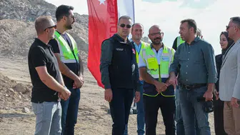 Sivas Belediyesi yeni bazalt taş ocağını açtı ve ilk sevkiyatını gerçekleştirdi
