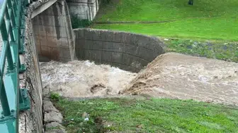 Bursa’da sağanak yağışlar sonrası Kaplıkaya Deresi yükseldi