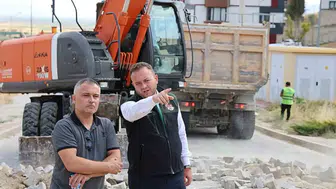 Çivril'de TOKİ konutları için konforlu ulaşım adımları atılıyor