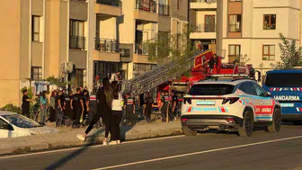 Diyarbakır'da balkonda asılı kalan kadını cesurca kurtardı
