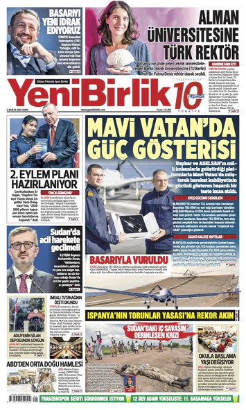 Yeni Birlik Gazetesi | 5 Aralık 2025