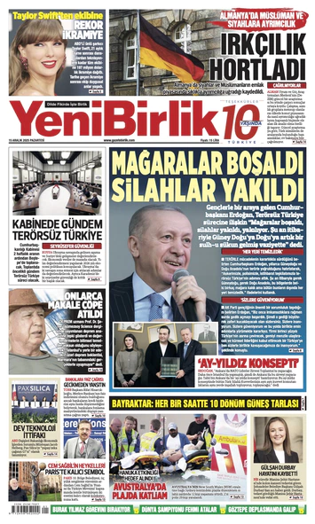 Yeni Birlik Gazetesi | 15 Aralık 2025
