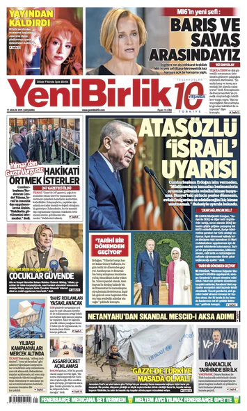 Yeni Birlik Gazetesi | 17 Aralık 2025