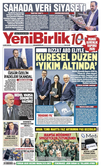 Yeni Birlik Gazetesi | 10 Şubat 2026