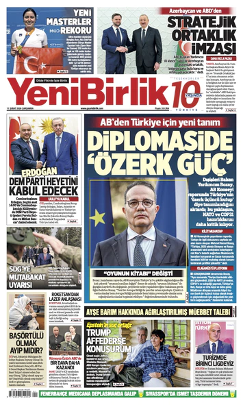 Yeni Birlik Gazetesi | 11 Şubat 2026