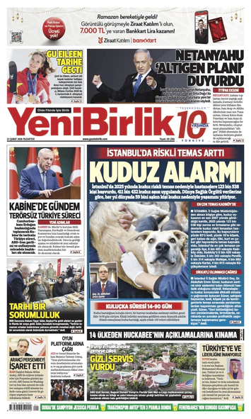 Yeni Birlik Gazetesi | 23 Şubat 2026