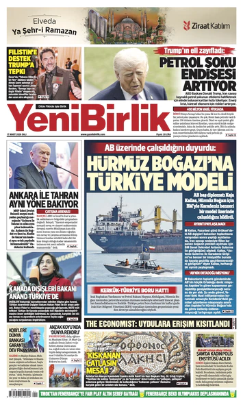 Yeni Birlik Gazetesi | 17 Mart 2026