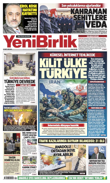 Yeni Birlik Gazetesi | 24 Mart 2026