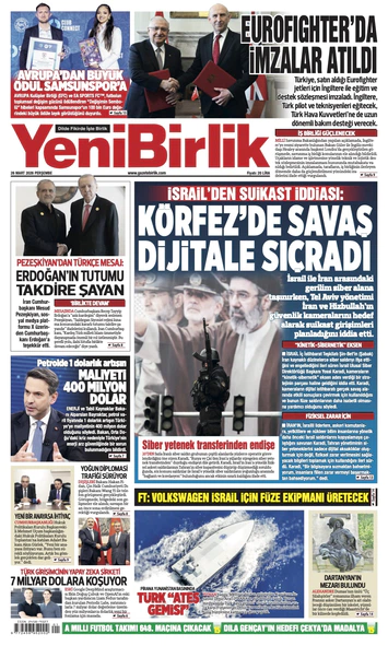 Yeni Birlik Gazetesi | 26 Mart 2026