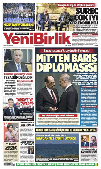 Yeni Birlik Gazetesi | 9 Nisan 2026