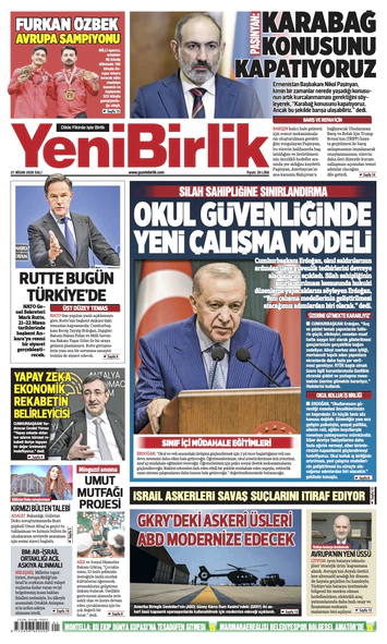 Yeni Birlik Gazetesi | 21 Nisan 2026