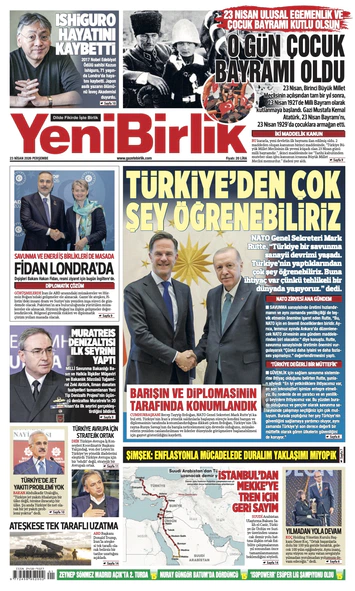Yeni Birlik Gazetesi | 23 Nisan 2026