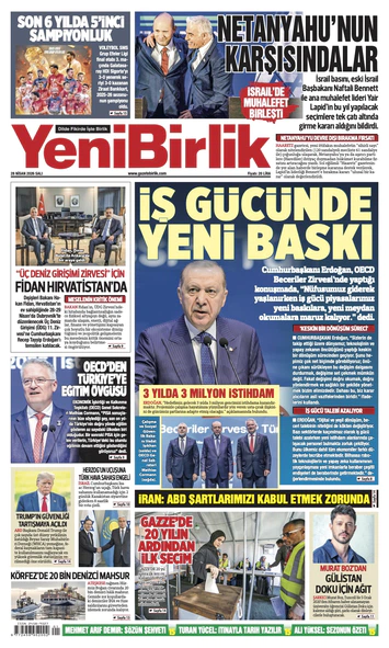 Yeni Birlik Gazetesi | 28 Nisan 2026