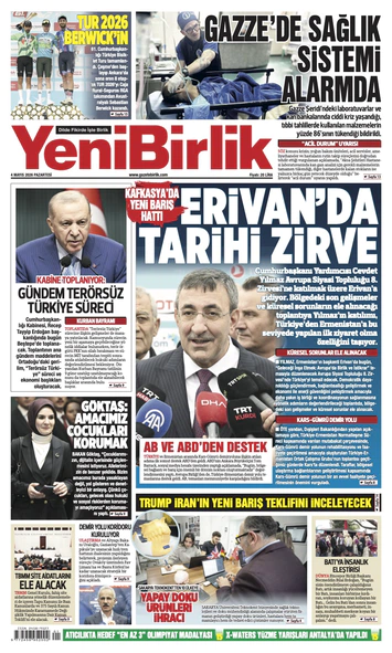 Yeni Birlik Gazetesi | 4 Mayıs 2026