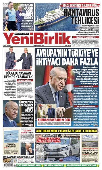 Yeni Birlik Gazetesi | 5 Mayıs 2026
