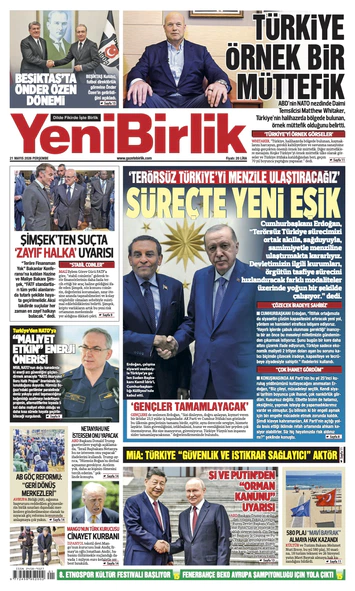 Yeni Birlik Gazetesi | 21 Mayıs 2026
