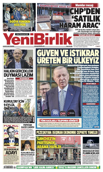 Yeni Birlik Gazetesi | 28 Mayıs 2026