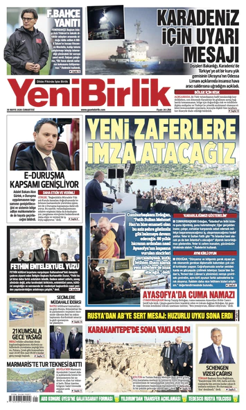 Yeni Birlik Gazetesi | 30 Mayıs 2026