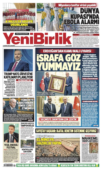 Yeni Birlik Gazetesi | 3 Haziran 2026