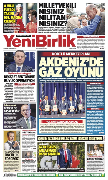 Yeni Birlik Gazetesi | 13 Haziran 2026