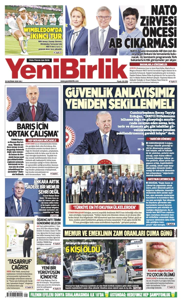 Yeni Birlik Gazetesi | 30 Haziran 2026