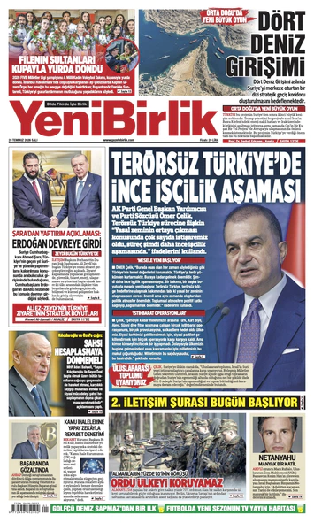 Yeni Birlik Gazetesi | 28 Temmuz 2026