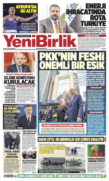 Yeni Birlik Gazetesi | 26 Eylül 2026