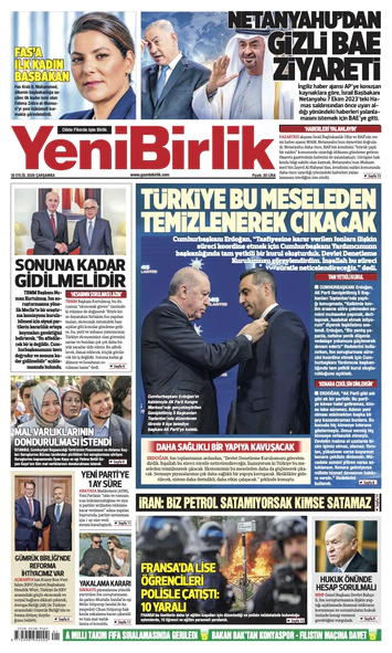 Yeni Birlik Gazetesi | 30 Eylül 2026