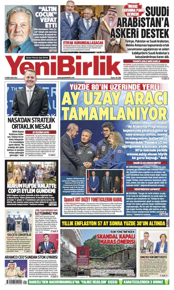 Yeni Birlik Gazetesi | 6 Ekim 2026