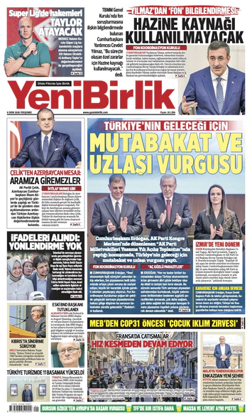 Yeni Birlik Gazetesi | 8 Ekim 2026
