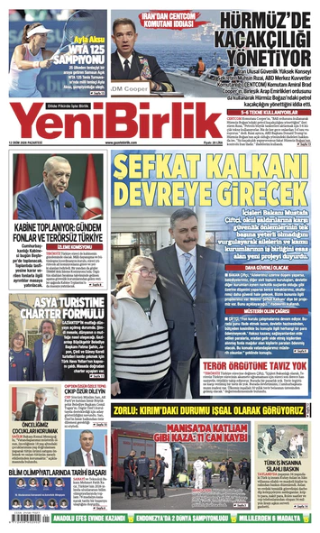 Yeni Birlik Gazetesi | 12 Ekim 2026