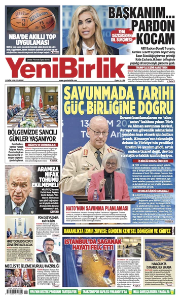 Yeni Birlik Gazetesi | 15 Ekim 2026