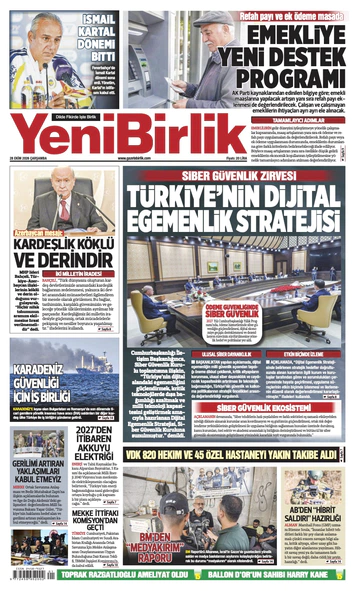 Yeni Birlik Gazetesi | 28 Ekim 2026