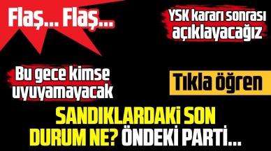 SON DAKİKA! 2023 Cumhurbaşkanı ve Milletvekili Seçim Sonuçları Açıklanmaya Başladı