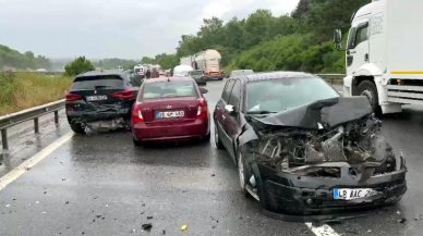 Düzce'de 10 araç birbirine girdi!