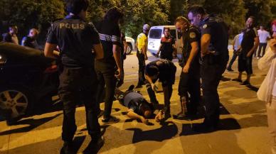 'Dur' ihtarına uymadı, polise çarpıp kaçtı