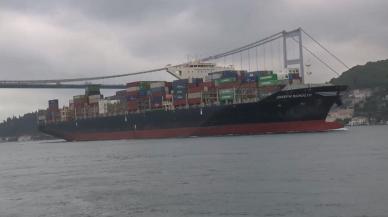 Ukrayna'dan hareket eden gemi İstanbul Boğazı'nda