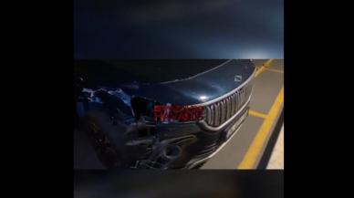 Kaza yapan TOGG böyle görüntülendi!