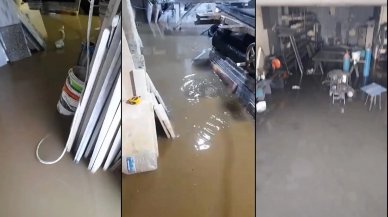 İlçede yağış sonrası su baskını: 3 gün sonra tahliye edildi